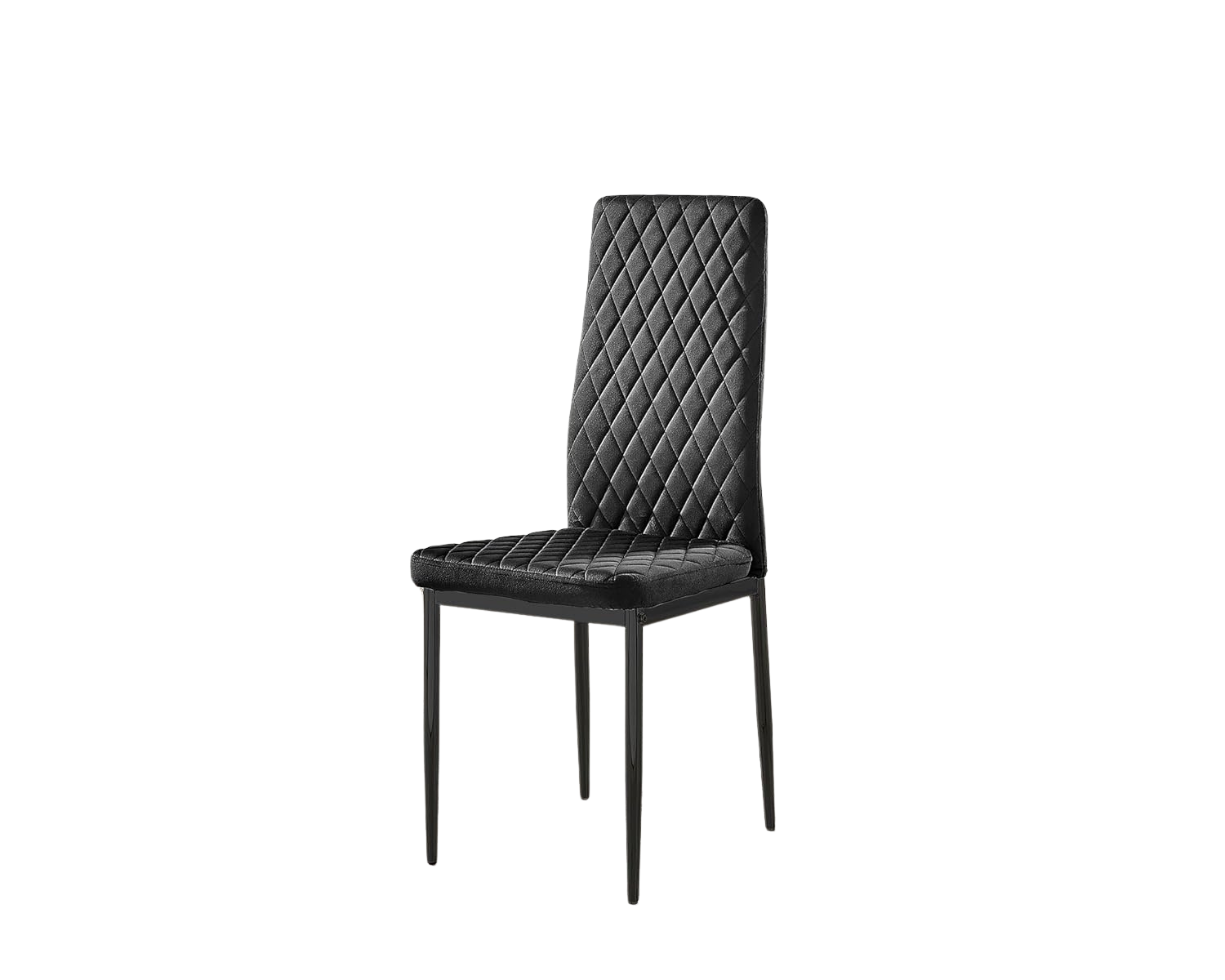 Harrogate Velvet Black Dining Chairs (Sold in Fours)