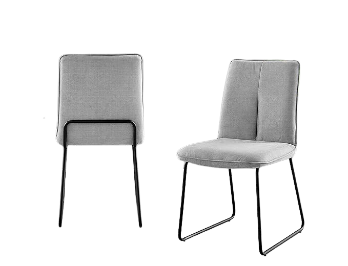 Oakham Upholstered Fabric Dining Chairs (Sold in Pairs)